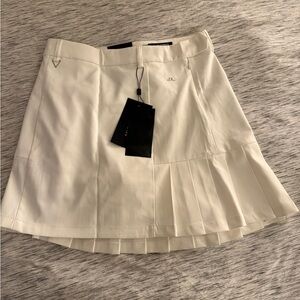 J Lindeberg White Golf Skirt